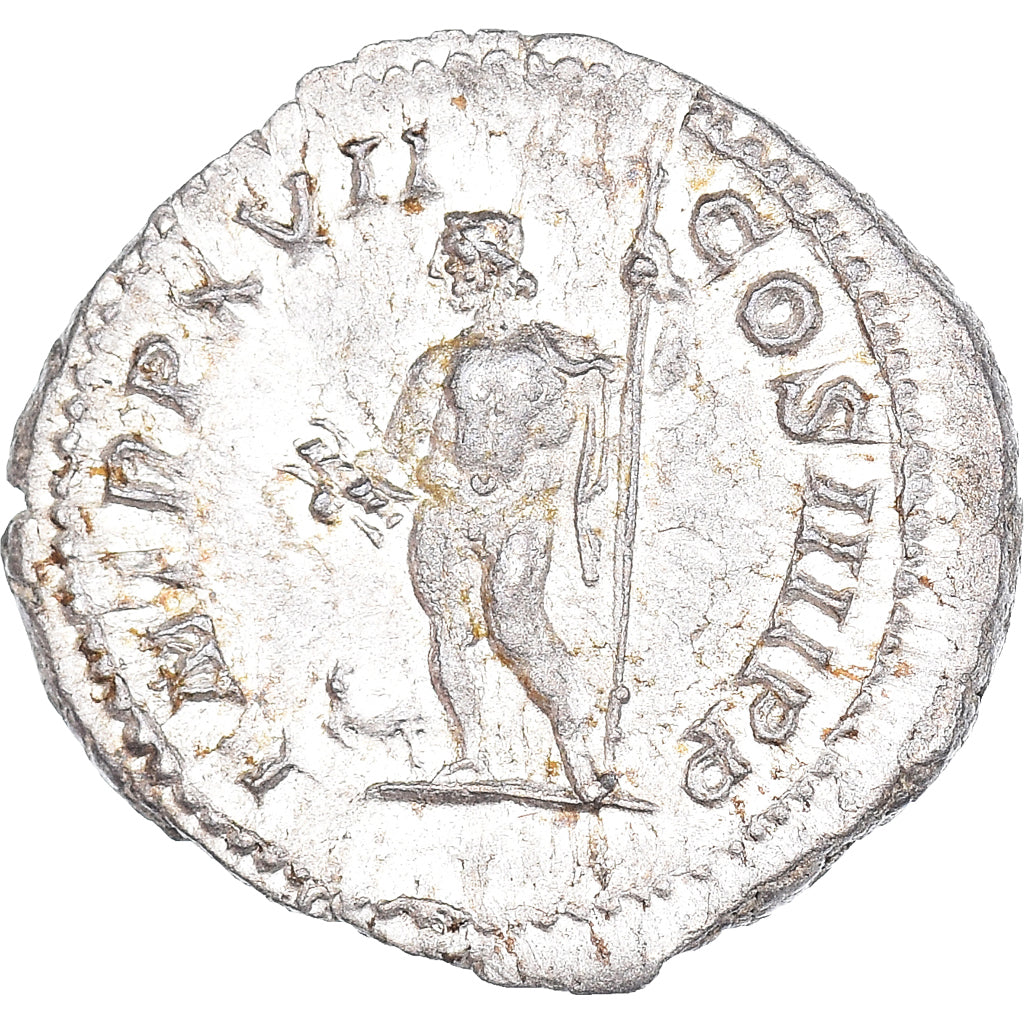 Coniare, 
  
  Caracalla, 
  
  Denario