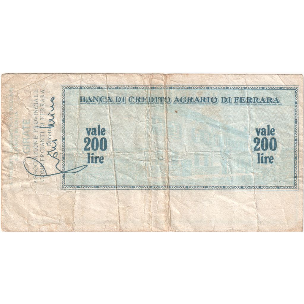 Italia, 
  
  200 lire, 
  
  23-02-1976
