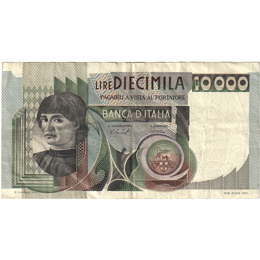 Italia, 
  
  10, 
  
  000 Lire