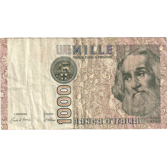 Italia, 
  
  1000 lire, 
  
  1982