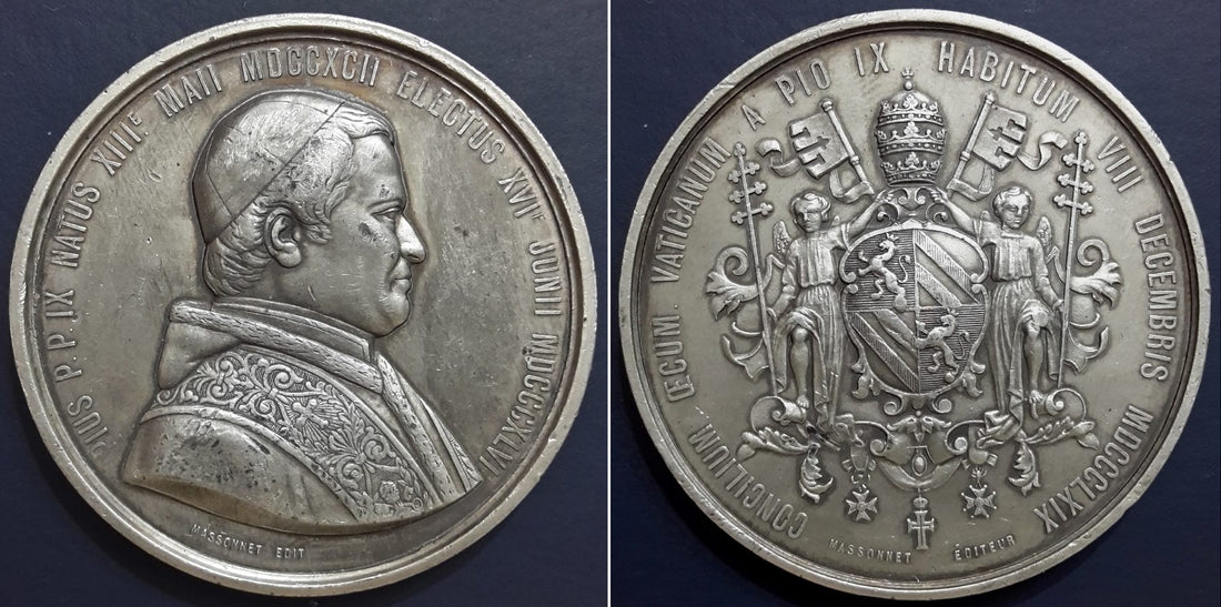 La Gloria del Papato: L'Argento di Papa Pio IX