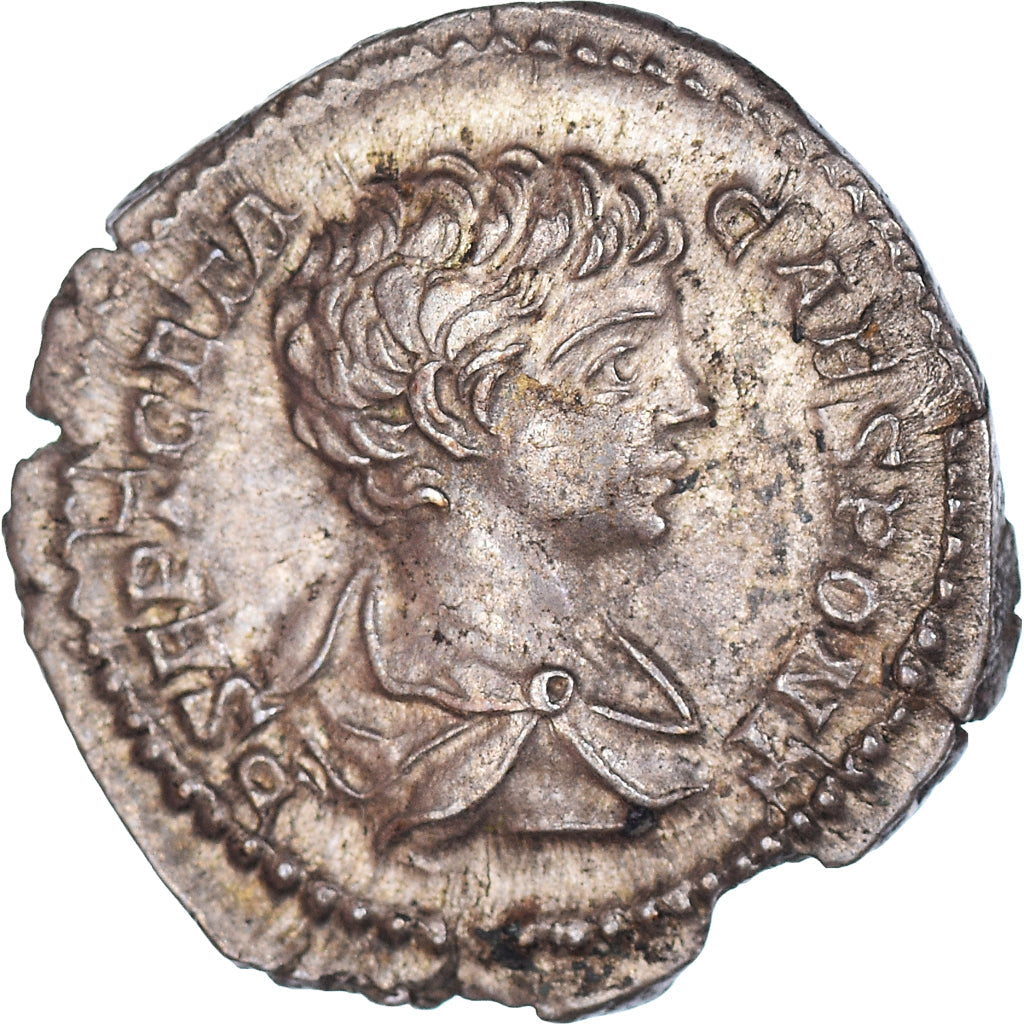 Coniare, 
  
  Geta, 
  
  Denario