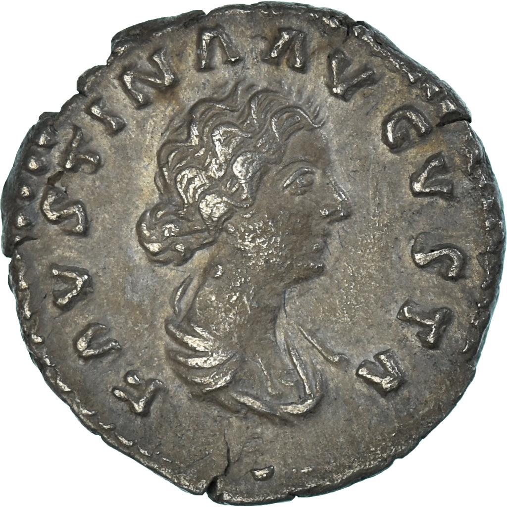 Coniare, 
  
  Faustina II, 
  
  Denario