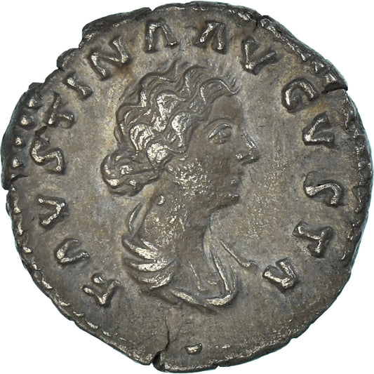 Coniare, 
  
  Faustina II, 
  
  Denario