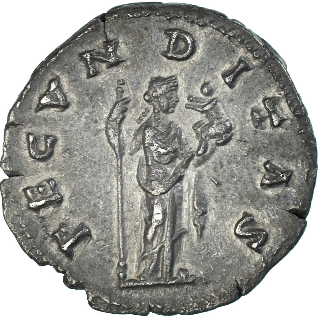 Coniare, 
  
  Faustina II, 
  
  Denario