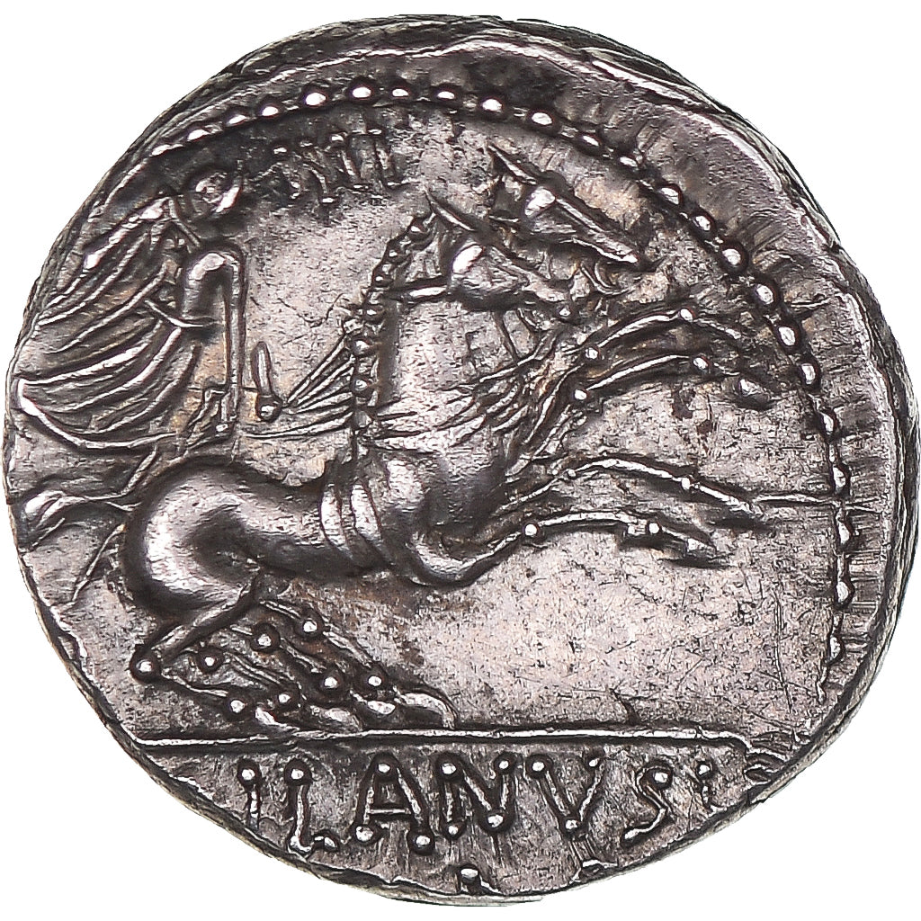 Giunia, 
  
  Denario, 
  
  91 a.C