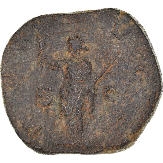 Coniare, 
  
  Volusiano, 
  
  Sesterzio