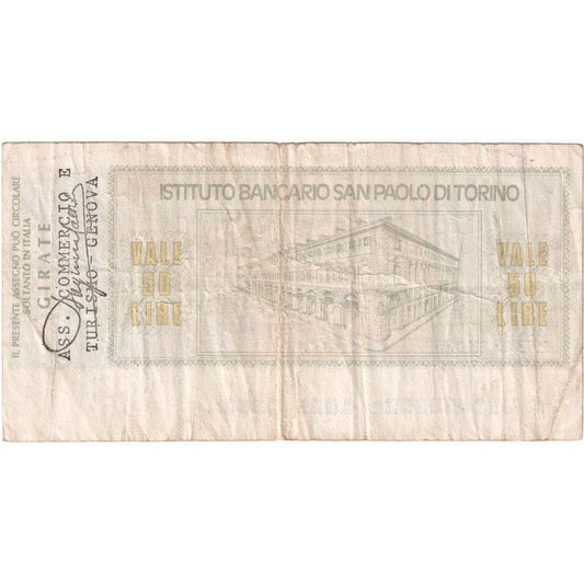 Italia, 
  
  50 lire, 
  
  27-01-1976