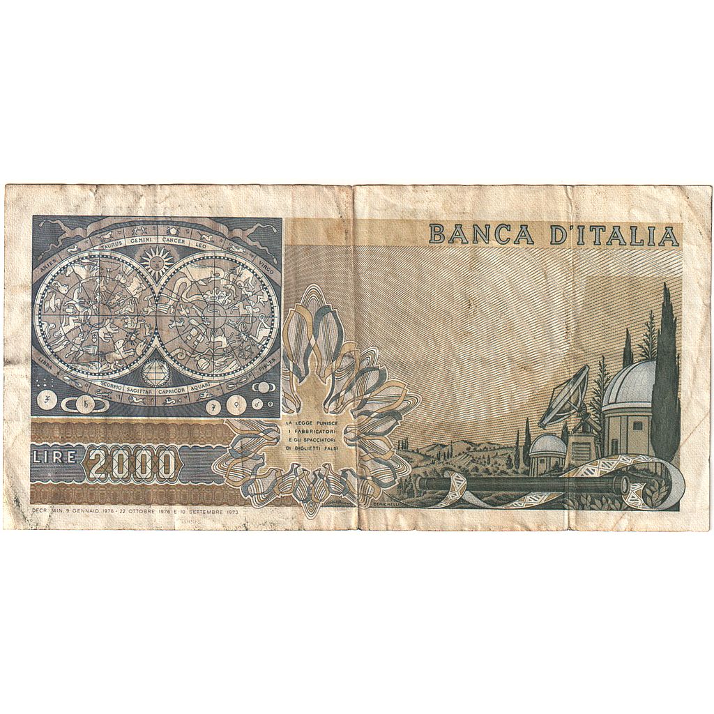 Italia, 
  
  2000 lire, 
  
  1973